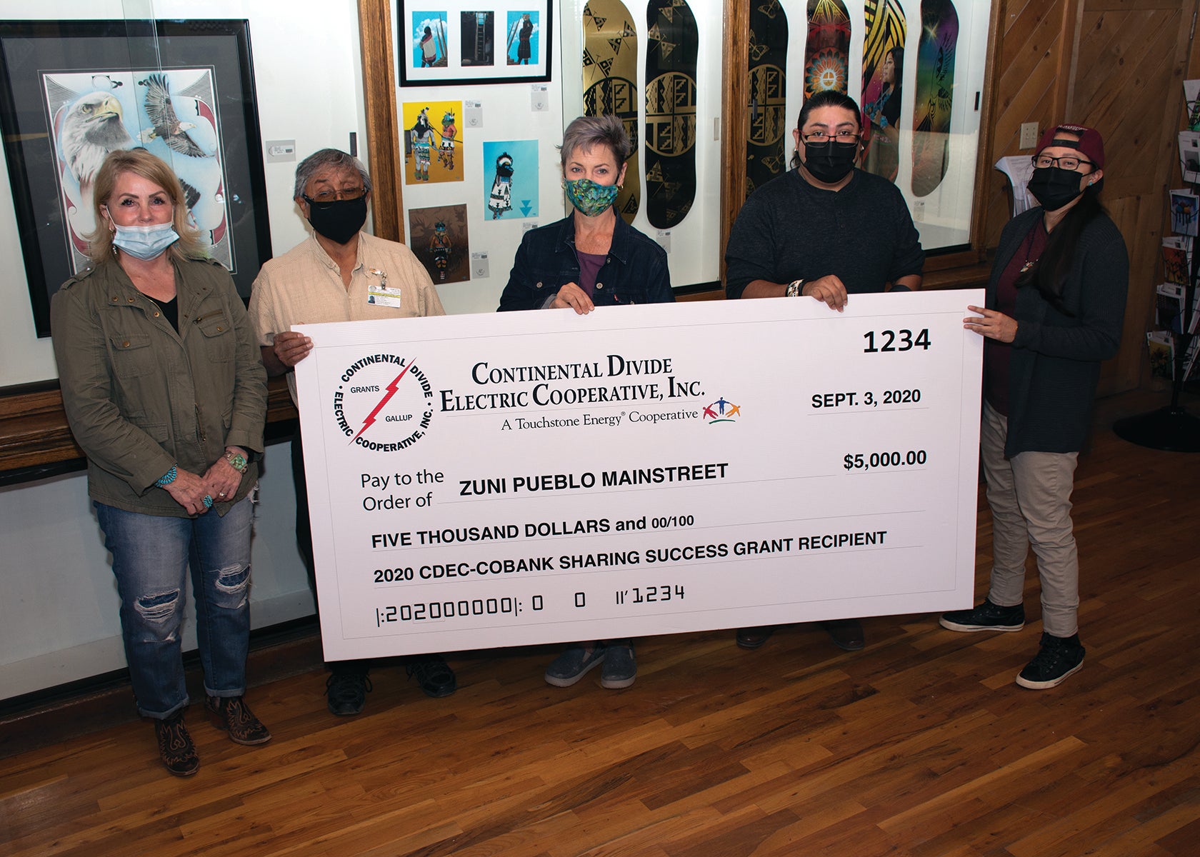 Zuni Mainstreet check presentation