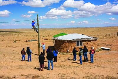 Littlewater Chapter/White Ridge Power Line Project