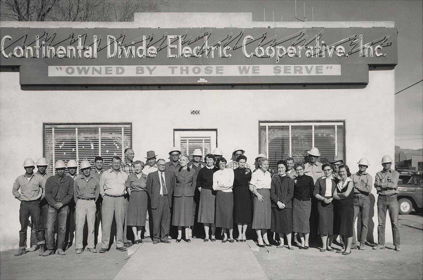 black and white photo